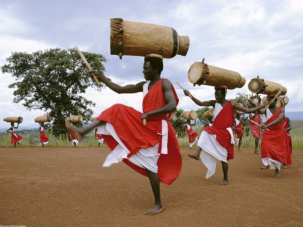 Gitaga Drummers, Highlands of Burundi, Africa